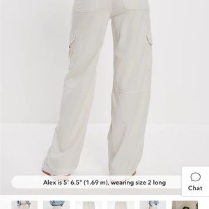 AE 8L Dreamy Drape Stretch Super High-Waisted Baggy Wide-Leg Pant